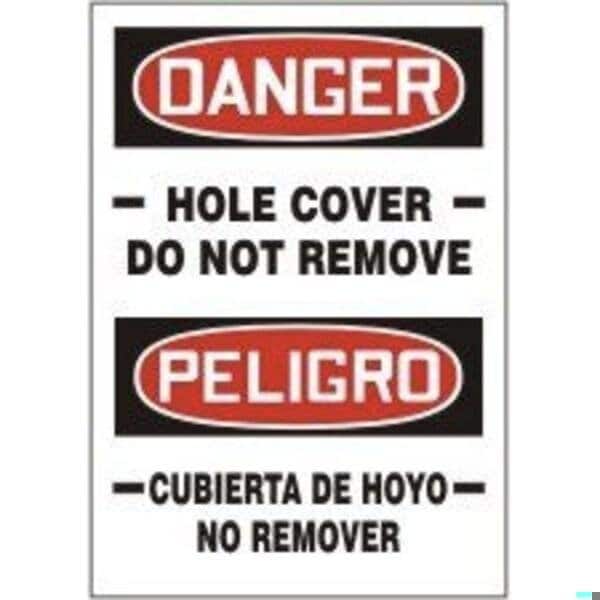 Accuform BILINGUAL OSHA DANGER Safety Sign MSAD111VP MSAD111VP - main
